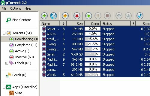 podaljšati utorrent