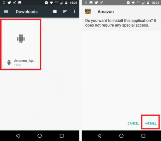 Kako namestiti Amazon Appstore na Android, namestite amazon apk 571x500