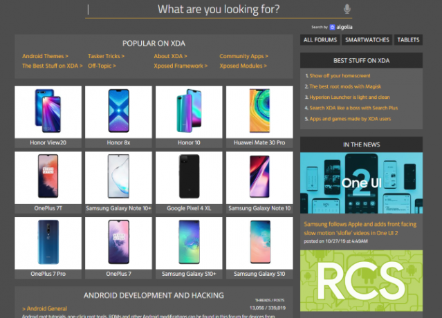 Na forumu za XDA-Developers za Android dobite vodnike za kraje in ukorenine za Android