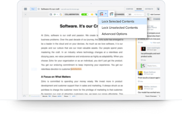 zoho-Writer-lock-vsebina