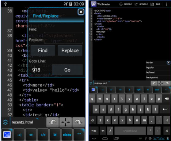 Da, lahko kodirate na poti: 7 najboljših urejevalnikov HTML za Android WebMaster HTML Editor Lite 607x500