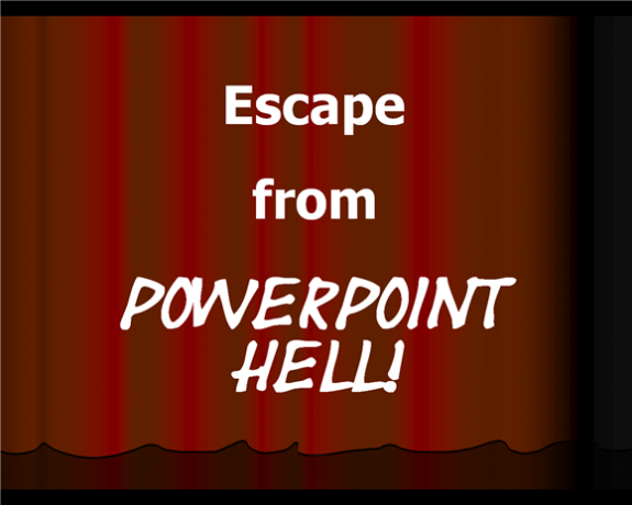 Pobeg iz PowerPoint Hell-a!