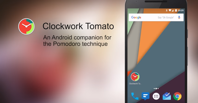 Clockwork Tomato je brezplačna aplikacija Pomodoro Timer za Android