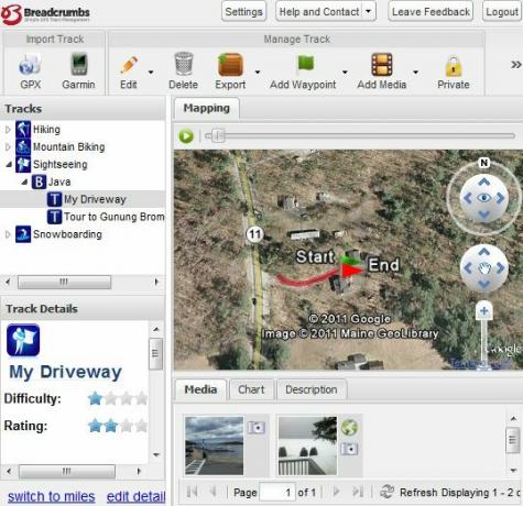 Izvozite in delite svoje GPS pustolovščine v 3D z Breadcrumbs bcrumb6