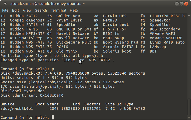 Linux nastavitveni format maline pi