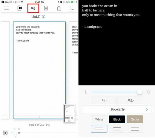 Te priljubljene aplikacije podpirajo nočni način v iOS Kindle Night Mode e1496343087934