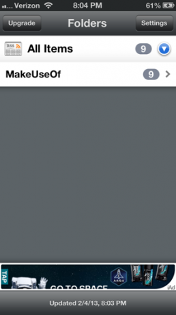 sinhroniziranje rss virov na iphone