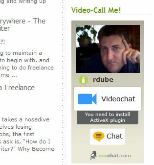 videochat gradnik za blog