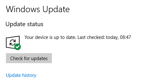 Windows 10 posodobiti stanje