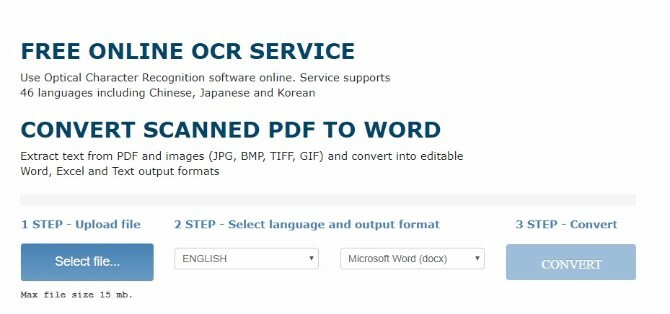 Najboljša 3 brezplačna OCR orodja za pretvorbo datotek v urejene dokumente OCR 14