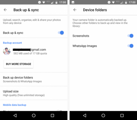 android backup google photos