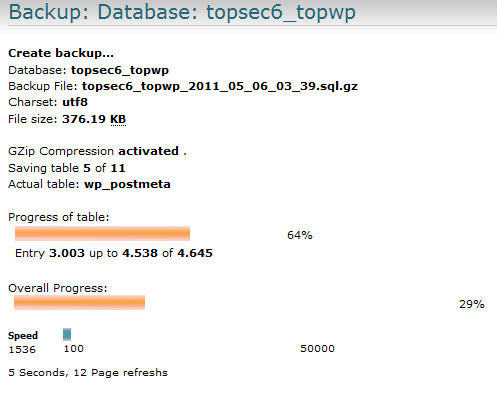 varnostno kopijo in obnovitev sql baze podatkov