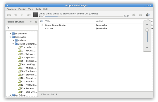 Lahka programska oprema Linux - Pragha Music Player