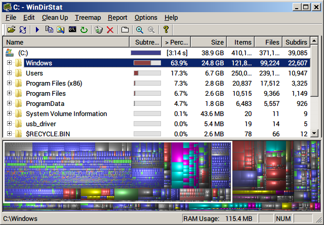 vizualiziraj-disk-space-windirstat