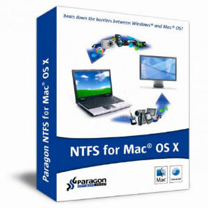 Paragon NTFS za Mac OS X Preglejte logotip paragona ntfs