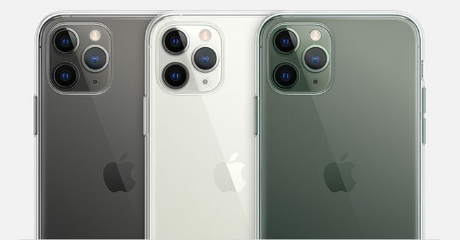 Slika asortimana primerov za iPhone 11