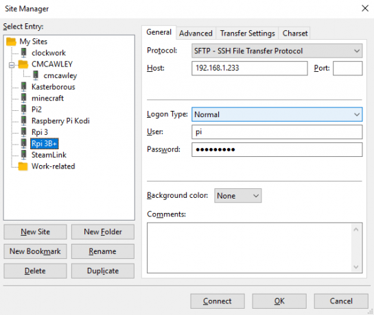 Skupna raba podatkov med Linuxom in Windows prek FTP