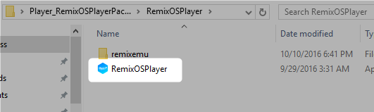 Zaženite ZIP Folder Remix OS Player