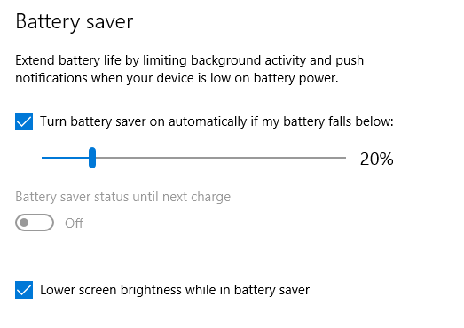 svetlost zaslona za varčevanje z baterijo 10