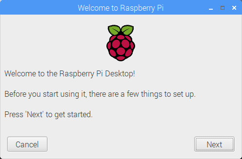 Raspbian nova funkcija za začetek