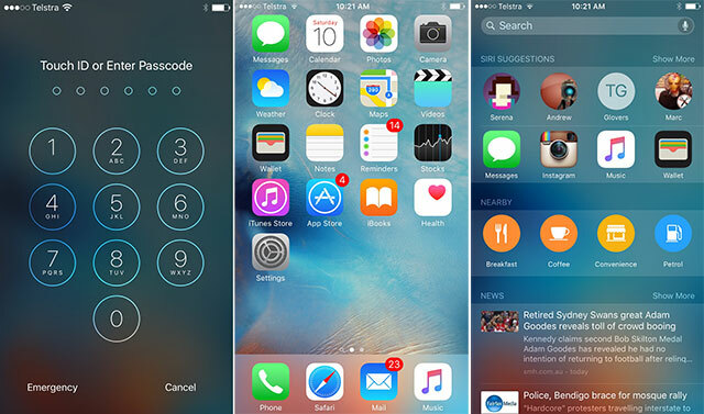 iPhone 6s Pregled in oddaja ios9 1