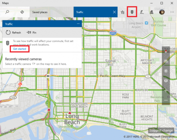 Windows Maps vs. Google Zemljevidi: 7 funkcij Windows je boljši Microsoft Maps promet 633x500