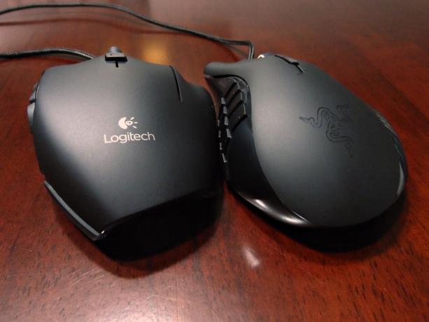 razer naga logitech g600 miška pregled