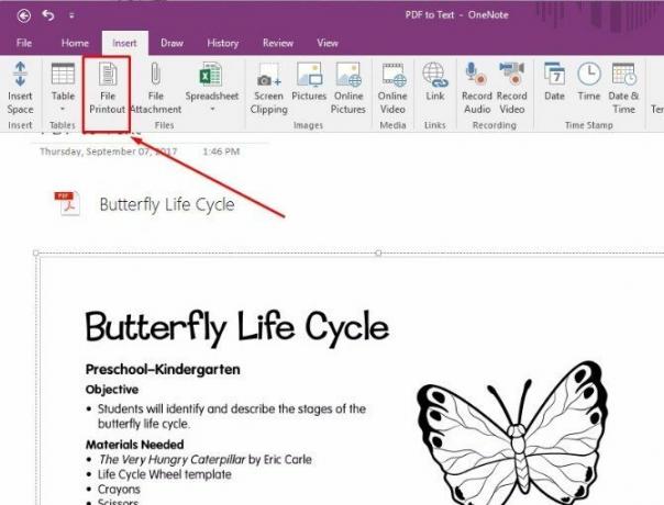 Onenote optično prepoznavanje znakov