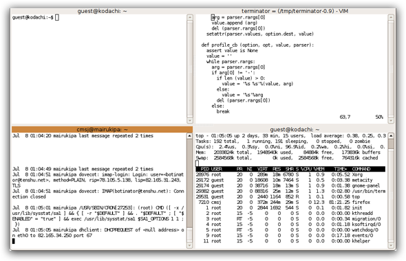 5 kul aplikacij, da naredite Linux Terminal bolj produktiven terminator