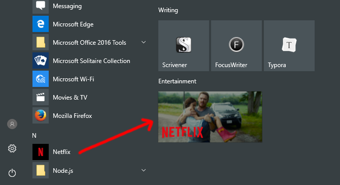 7 Nasveti in nastavitve za Netflix za uporabnike sistema Windows Netflix Windows 10 ploščice v živo