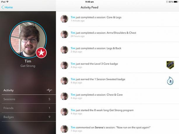 Pozabite na telovadnico, bodite fitstar s svojo zgodovino sej iPad ali iPhone