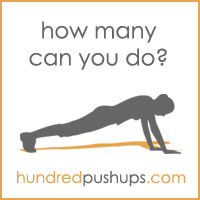 OneHundredPushups - Geeky Pushup program za vadbo za oblikovanje 10000x200