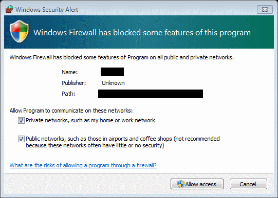 Windows 7 požarni zid pregled