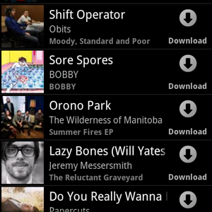 Winamp objavlja Android Media Player 1.0 [News] brezplačno glasbo 300