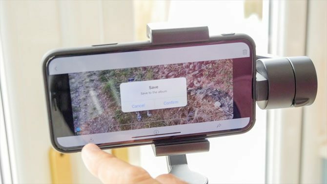 Yi pametni telefon Gimbal: posnetki s svilnatim gladkim materialom, toda morda bi bilo boljše, da gimbal aplikacija shrani posamezne videoposnetke 670x377