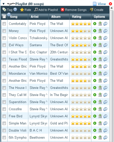 grooveshark221 Seznam predvajanja Grooveshark