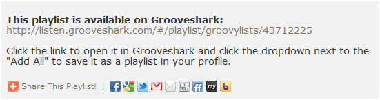 spotificirati sezname predvajanja do grooveshark