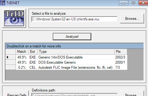 Prepoznajte neznane datoteke s TrID [Windows/Linux] tridnet
