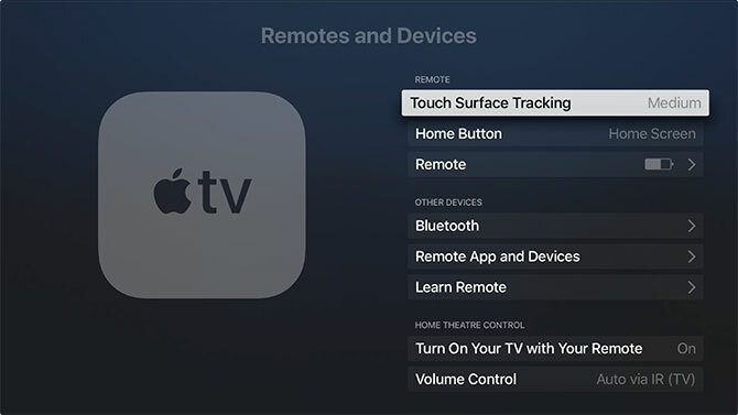 Oddaljene nastavitve Apple TV