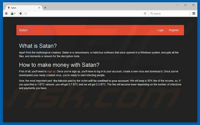 Ransomware-as-a-Service bo vsem prinesel kaos Ransomware kot Satan Service