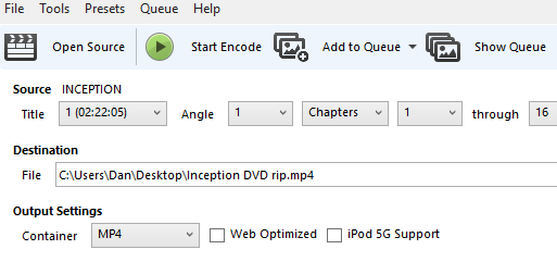 5 preprostih korakov za kopiranje celotnega DVD-ja na trdi disk. Začetno kodiranje ročne zavore