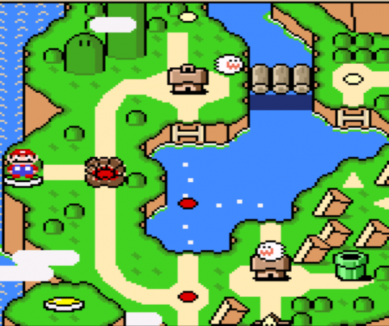 Zemljevid sveta Super Mario World