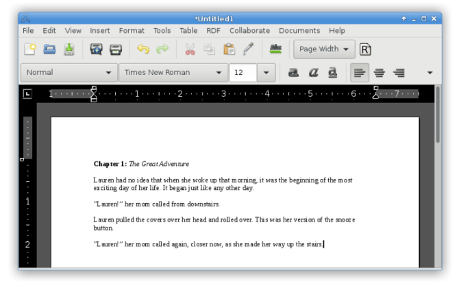 Lahka programska oprema Linux - Wordov procesor AbiWord