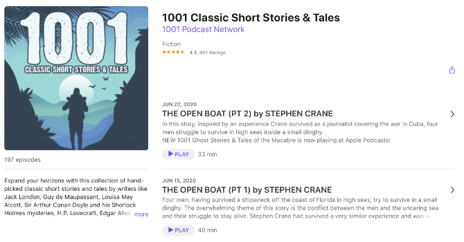 Podcast Jona Hagadorna ponuja pomirjujočo pripoved 1001 klasičnih kratkih zgodb in zgodb