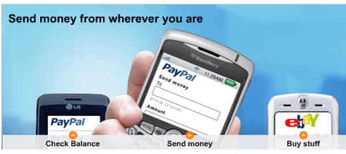 Dostop do Paypala z mobilnega telefona
