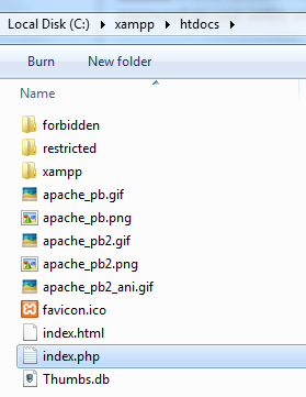 xampp-lokalni namestite spletni strežnik Windows