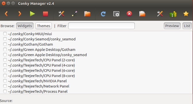 izboljšati sistem Linux conky