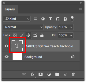 Kako dodati in urediti besedilo na plošči Adobe Photoshop Photoshop Layers