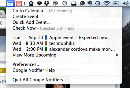 koledar google-notifier.