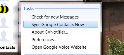 okna odjemalca google voice
